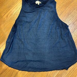 Cloth & Stone Deep Blue Muscle Tee